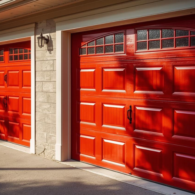 peinture porte garage metal